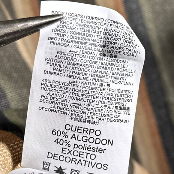 Hurley OG Drawstring Hooded Poncho Long Sleeves Kangaroo Pocket Size‎ L - Picture 10 of 15